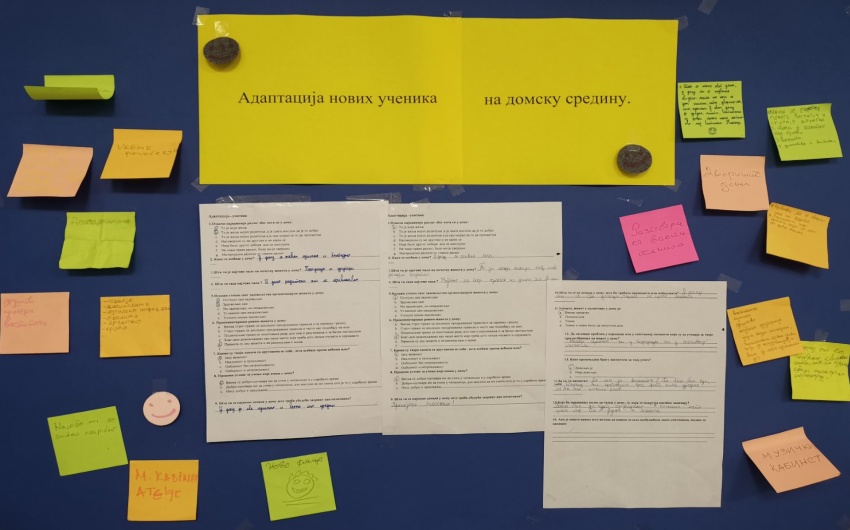 Adaptacija novih učenika na domsku sredinu - interaktivna radionica 