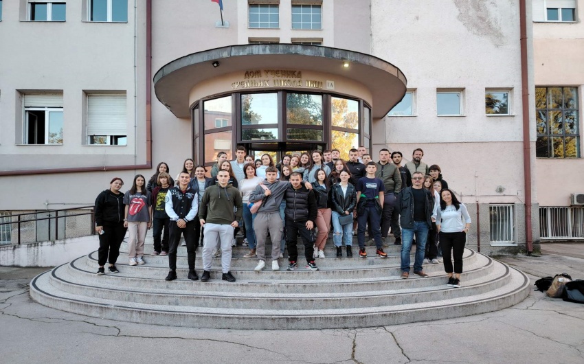 Poseta Domu učenika srednjih škola Niš